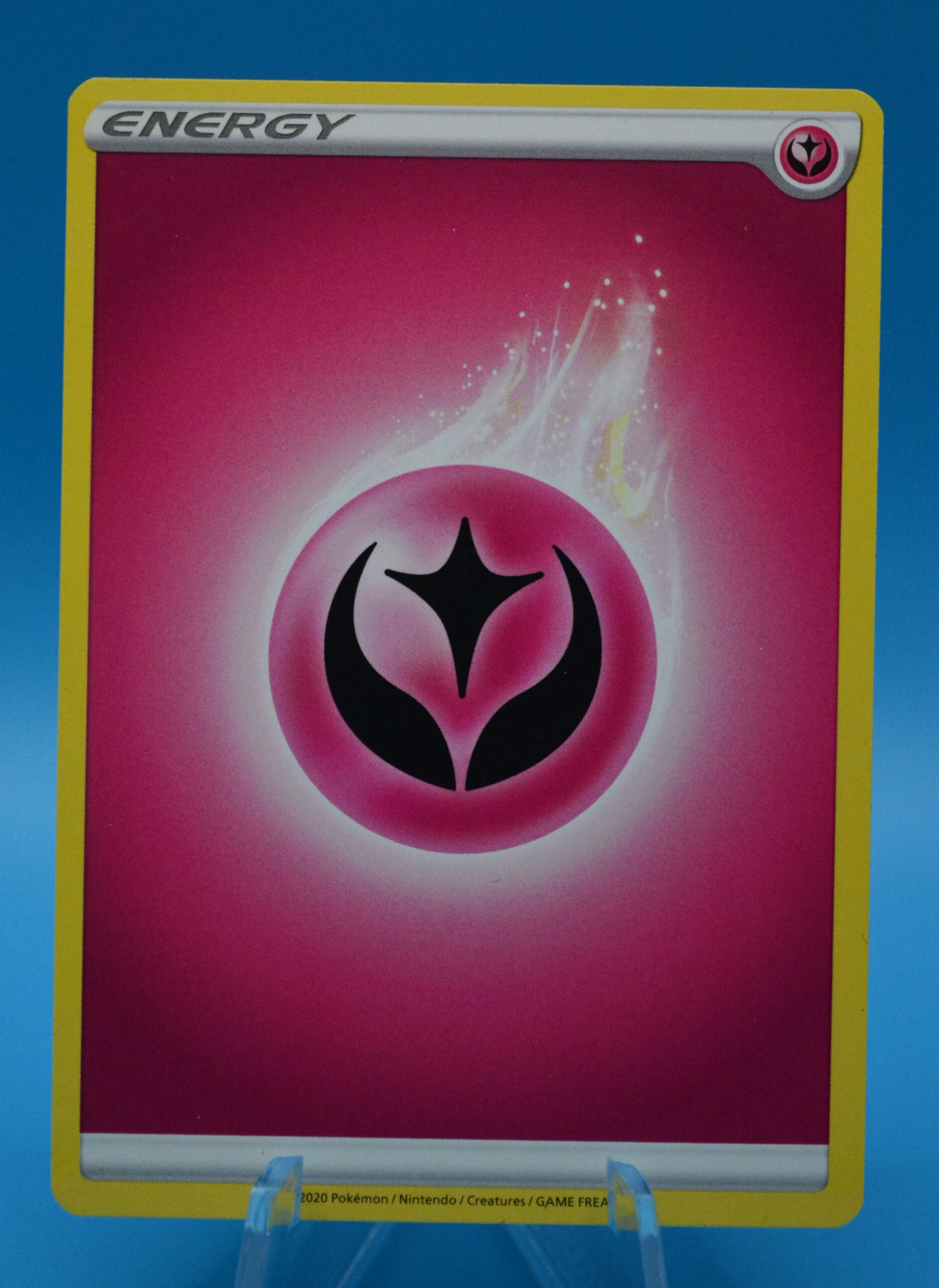 Fairy Energy card from the Pokémon Trading Card Game, specifically identifying as a 2020 Basic Energy card.